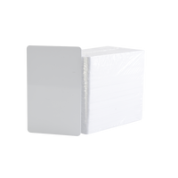 Paquete de 500 tarjetas de PVC UltraCard 30 mil CR80/ Diseñadas para impresión/ Sin Tecnología