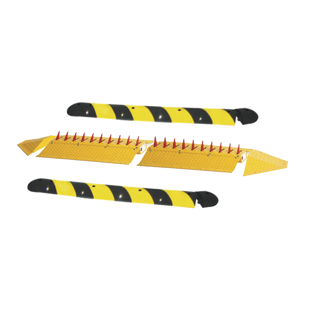 Kit de picos ponchallantas autónomo / Carriles de 2.2 M / No requiere barrera / FACIL INSTALACION / Incluye topes y tornilleria