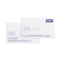 Tarjeta DUAL iClass + Mifare/ PVC Compuesto/ Garantía de por Vida