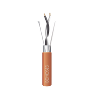 Carrete de 305 Metros / Cable 2 x 18 AWG / Color Naranja / Blindado / Plenum / Trenzado para Aplicaciones de Transmisión de Datos a Alta Velocidad para Automatización, EIA-485, BACnet y otros Sistemas de Comunicación