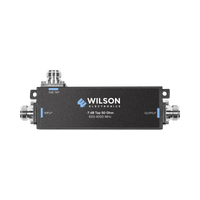 Separador TAP -10 dB con rango de frecuencia de 575 a 6000 MHz. Ideal para separar las antenas a diferentes longitudes de cable coaxial. 50 Ohm. Conectores N Hembra.