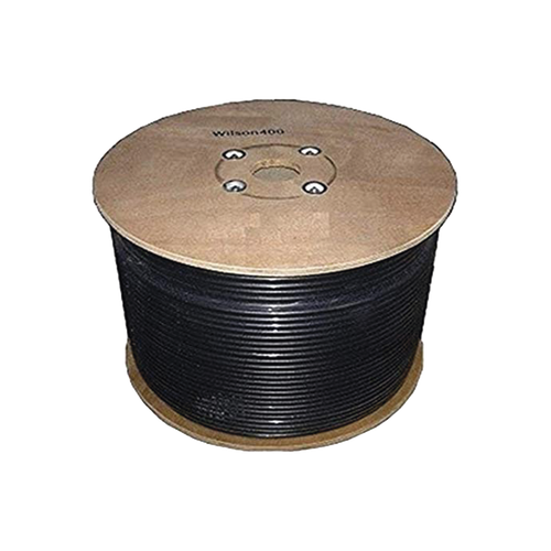 Carrete de cable coaxial de baja perdida WILSON400 tipo LMR400. 50 Ohm de impedancia. 152.4 m