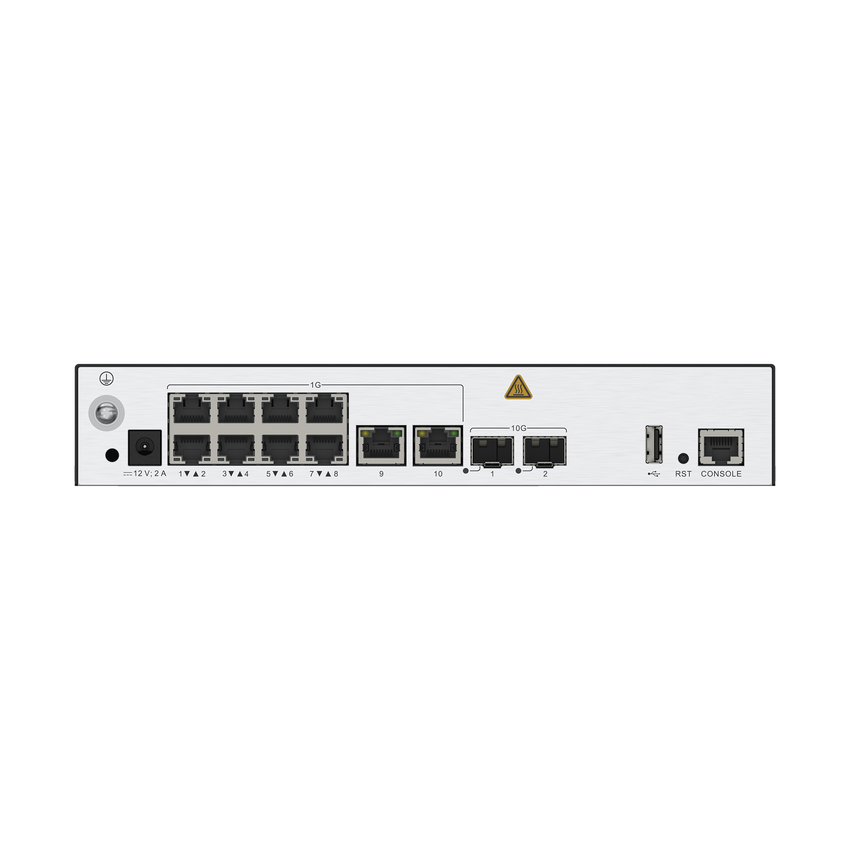 Controladora de Puntos de Acceso / 10 puertos 10/100/1000 Mbps / 2 puertos 10GE SFP+ / Hotspot 2.0 / Roaming Capa 2 y 3 / Rendimiento 10 Gbps / Soporta 128 APs / Hasta 1024 Clientes