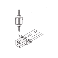 Tope Unicanal  "U" para Tornillo de  3/8" ( 9.5 mm ).