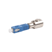 Adaptador de Fibra Óptica desnuda para realizar mediciones y pruebas en hilos de fibra sin conector