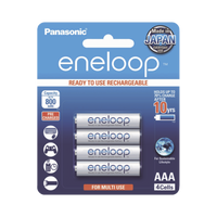 Batería Recargable AAA 1.2V ENELOOP / Ni-HM / Paquete de 4 Baterías