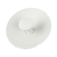 Antena direccional tipo plato de 25 dBi / Rango de frecuencia de 5.150 a 7.125 GHz / MIMO 2X2 / Para climas Hostiles IP67