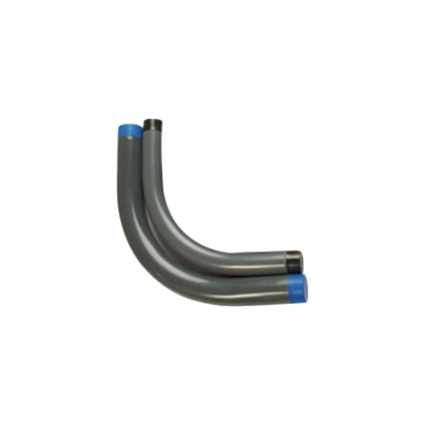 Codo Conduit Rígido de Aluminio de 2" (50.8 mm) con Recubrimiento de PVC.