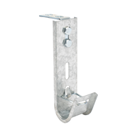 Soporte (Gancho) tipo J-Hook, hasta 7 cables Cat6, ideal para soportar cableado en los espacios de manipulación al aire, Para instalación en interior