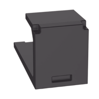 Módulo de tapa ciega (Inserto Ciego), Mini-Com, Color Negro, 1 Pieza