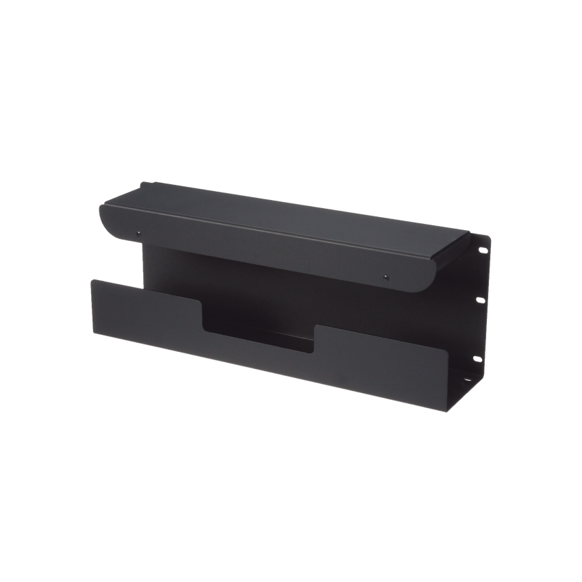 Accesorio Pasacables Para Rack Estándar de 19 in, 4 UR, Capacidad de 260 Cables Cat6, 4.5 in de Profundidad, Color Negro