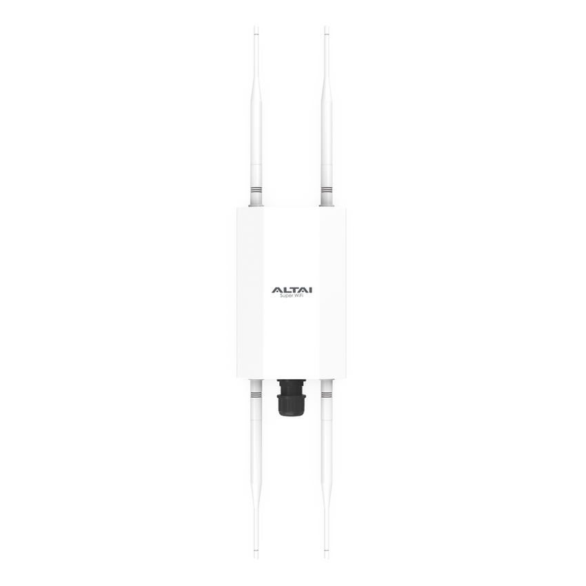 Punto de Acceso Súper WiFi 6 y PTMP para Exterior, Hasta 250 m de Cobertura, Doble Banda Simultanea, 574 Mbps en 2.4 GHz y 1.2 Gbps en 5GHz, 256 Usuarios Concurrentes  por Banda,  Administración en Nube Gratis con INSIGHTS