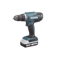 Taladro Inalámbrico SIN CARBONES, Broquero de 1/2", 1,700 RPM, 18Vâ??, Torque: 40 N.m C/2 Bat. (1.5Ah) y Cargador.