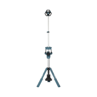 Lampara con Torre para Iluminación Inalambrica con tres Cabezales Multidireccionales , se extiende hasta 2.2 metros, Utiliza batería LXT® Litioâ??Ion de 18V.