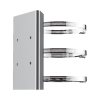 Montaje de Poste para PTZ / Acero Inoxidable / Compatible con PTZ HIKVISION