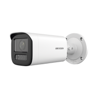 Bala IP 4 Megapíxel / Lente Motorizado 2.7 a 13.5 mm / Dual Light (50 mts IR + 50 mts Luz Blanca)   / Exterior IP67 / WDR 120 dB / PoE  / Micro SD