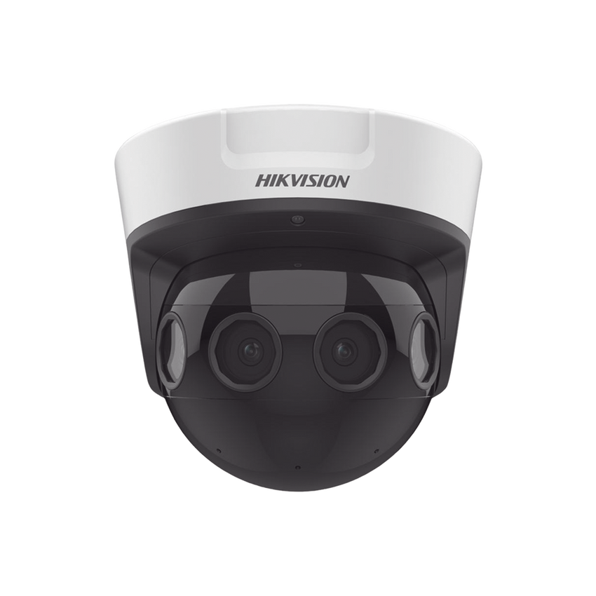 PanoVu Series / Vista Panorámica 180° / 8 Megapixel en Total / 4 Lentes 2.8 mm (2 Megapixel) / 20 mts IR EXIR / Exterior IP67 / IK10 / 12 Vcc / PoE+ / MicroSD
