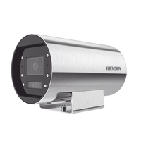 Bala IP 4 Megapixel / Lente Mot. 2.8 a 12 mm / Acero Inoxidable (304) / Altas Temperaturas (150°C) / Refrigeración por Agua / IP68 / Dual Light (30 mts IR + 20 mts Luz Blanca) / WDR 120 dB / ONVIF / PoE+ / Alarmas I/O / ACUSENSE