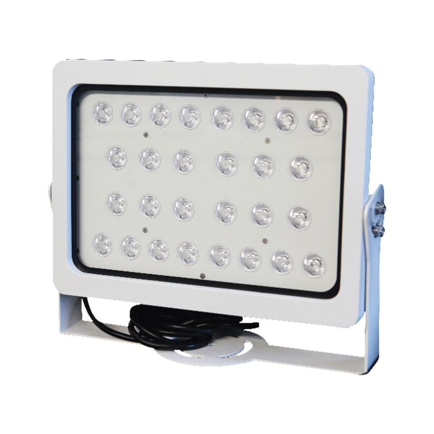 Lampara IR de Luz Estroboscópica / Luz LED Alta Potencia / 28 Lámparas LED / Cuerpo de Aleación de Aluminio / Vidrio Templado / IP66
