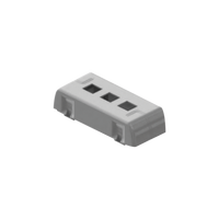 Porta equipamiento linea X Keystone para canaleta DX10000.00