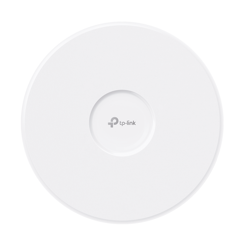 Punto de Acceso Omada / Wi-Fi 7 BE22000 MU-MIMO 4x4 / 2 Puertos 10 Gbps / Mesh Omada / Operaciones Multiencale (MLO) / Configuración por Controlador o Stand-Alone / Para Montaje en Techo/pared / Alimentación PoE++