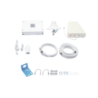 Kit Amplificador de Señal Celular 5G, 4G, 3G, VoLTE y Voz convencional. Funciona con Todos los Operadores. Soporta Múltiples Dispositivos y Tecnologías. Hasta 900 m² de Cobertura