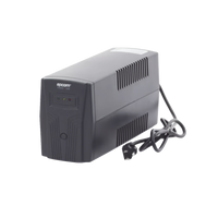UPS de 850VA/510W / Topología Línea Interactiva / Entrada y Salida 120 Vca / Regulador de Voltaje AVR 80-150 Vca / Clavija NEMA 5-15P / 4 Tomas NEMA 5-15R /Sin RJ11 ni RJ45
