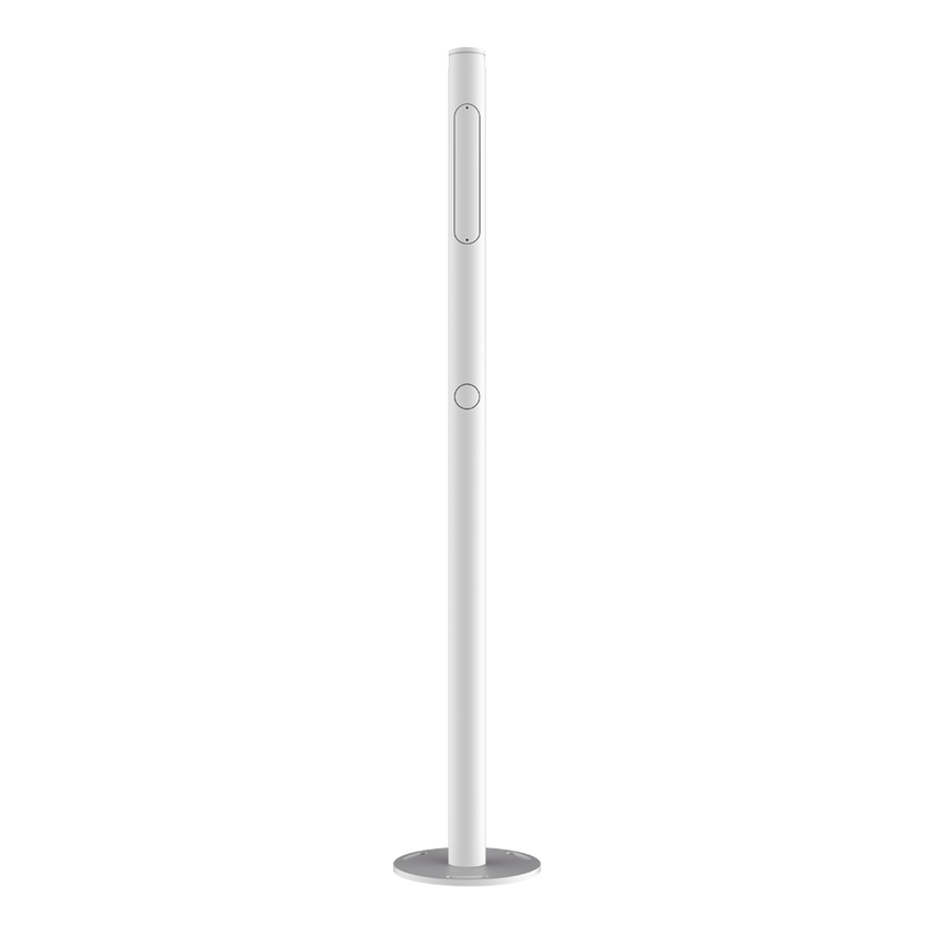 Poste para Cámara ANPR / Compatible con DS-TCG405-E / Altura de 1.3 Metros /  Color Blanco