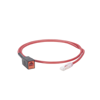 Cable de Prueba Para Plugs Rj45 de Terminación en Campo (MPTL), Cat6A, UTP, 1 Metro, Color Rojo