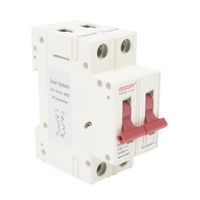 Protección Térmica/ Interrupción 2P,  63 A,  Corriente Directa  800 Vcc para Aplicación Fotovoltaica Montaje Riel DIN