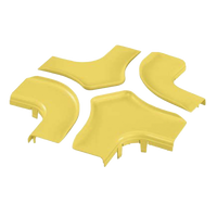 Tapa Para Accesorio de 4 Vías Horizontal FRFWC6X4LYL, Para Canaletas FiberRunner™ 6X4, Color Amarillo