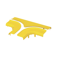 Tapa Opcional para Accesorio en T Horizontal FRT4X4YL, Color Amarillo