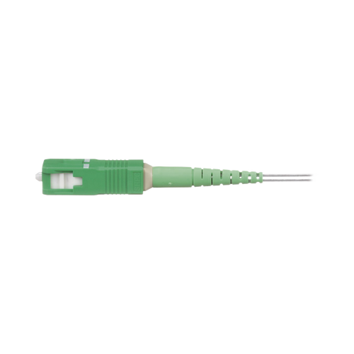 Conector de Fibra Óptica Tipo Splice-On, Monomodo SC/APC, Para Fibra de 250/900um, Color Verde