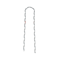 Remate Preformado para Fibra Óptica Figura 8, Span 100 m, para mensajero de acero con diámetro Φ 3.6  mm