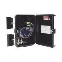 Cierre de Empalme para 24 fusiones de fibra óptica, Interior/Exterior, con 8 acopladores SC/APC y splitter 1x8 SC/APC Incluido, IP65