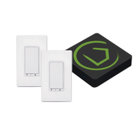 KIT HUB Controlador inteligente para dispositivos Zwave, Zigbee, Shelly, Lutron, incluye 1 HUB / 2 Apagadores inteligentes On/Off Zwave