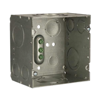 Caja Cuadrada 4- 11/16" x 4 11/16"/ Profundidad de 3-1/4"/ 2 Entradas  1", 1 1/4", 1 1/2", 2", 2 Entradas 1"-1 1/4", 2 Entradas 3/4 "- 1", 4 Entradas 1/2" - 3/4", 2 Entradas 1/2".
