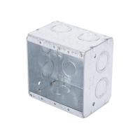 Caja Multigang de 2 Gangs/ Profundidad de 2-1/2"/ 12 Entradas de 1/2" - 3/4".