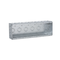 Caja de 6 Gang/Profundidad 2 1/2"/28 Entradas 1/2"-3/4".