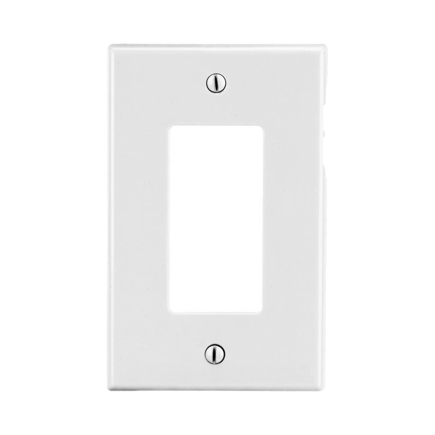 Tapa para Contacto Rectangular Color Blanco.