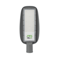 Luminaria LED  de 100 W / 100 - 265 V CA~50/60 Hz / Fotocelda  / Color Blanco/ Dimensiones 200 x 465 x 78 mm / Ángulo de Luz 135°.