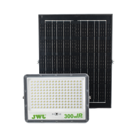 Reflector de 300 W con Panel Solar /  Batería 3.2  V CD / T.C.C. 6 500 K / IP65.