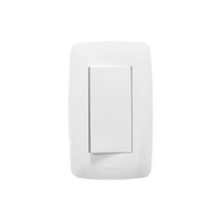 Apagador Sencillo de 127 V 10 A /Color Blanco.