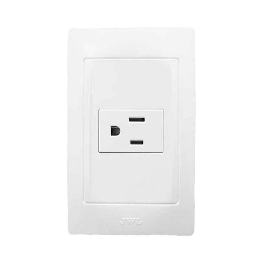 Contacto Sencillo de 127 V~60 HZ 15 A/ Color Blanco.