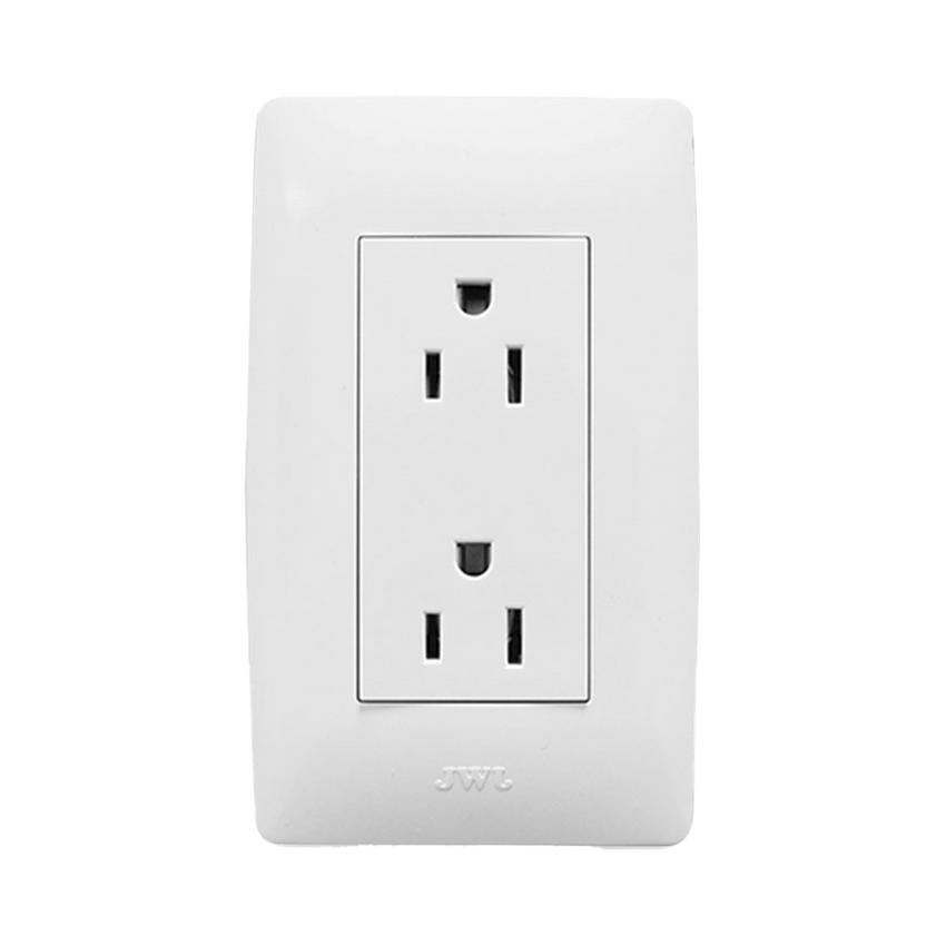 Contacto Dúplex de 127 V~60 Hz 15 A / Color Blanco.