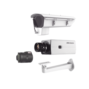 Kit de Cámara IP con Gabinete para Cuartos Frios con Ventilador, Calefacción y Parabrisas Incluye Lente varifocal