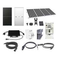 Kit Solar para Interconexión de 2.2KW de Potencia Pico 220Vcc con Microinversor y 4 Módulos de 575 W (Incluye Montaje y Protecciones)