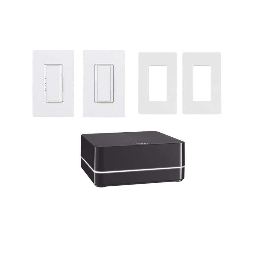 (RA2 Select) Kit de RA2 Select, inicie su proyecto con LUTRON, fácil de instalar y programar.