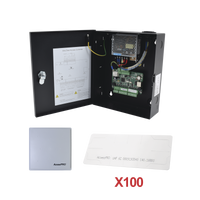 Kit para automatizar 1 ACCESO VEHICULAR con STICKERS en Parabrisas de vehiculos / Incluye Panel,  lector y 100 stickers / Software IVMS4200 incluido