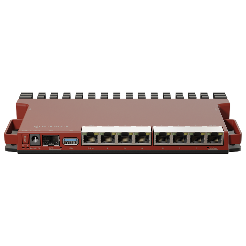 Router con CPU ARM / 8 Puertos GE / SFP 2.5G / montaje 1U